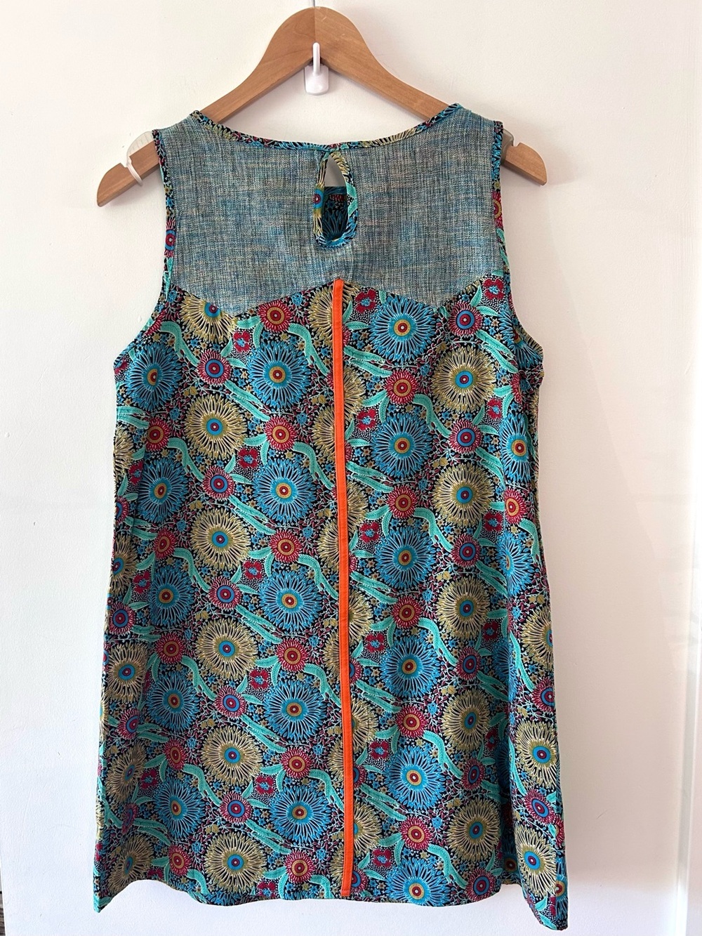 NUVULA Artsy Boho Colorful Lightweight Dress | Large - Picture 3 of 8
